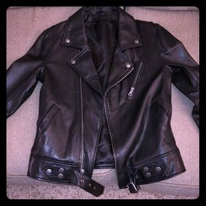 Leather jacket. Hardly worn, like new!